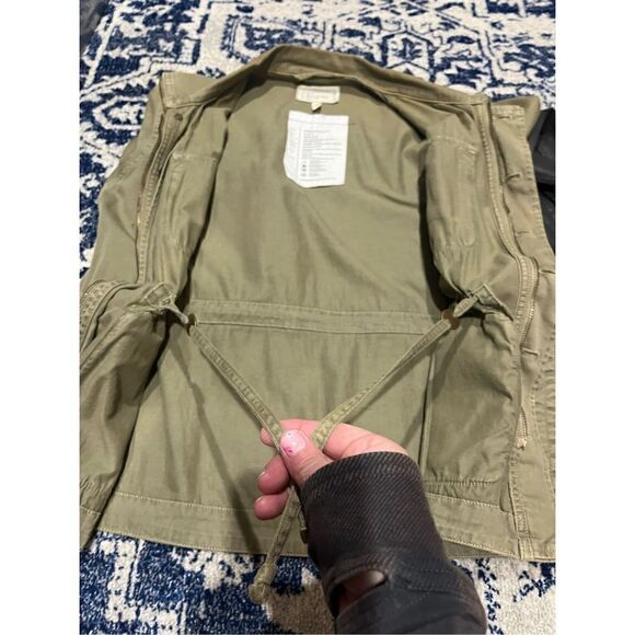 Current Elliott Lone Soldier Jacket with Ombre Coated Sleeves - Picture 11 of 11